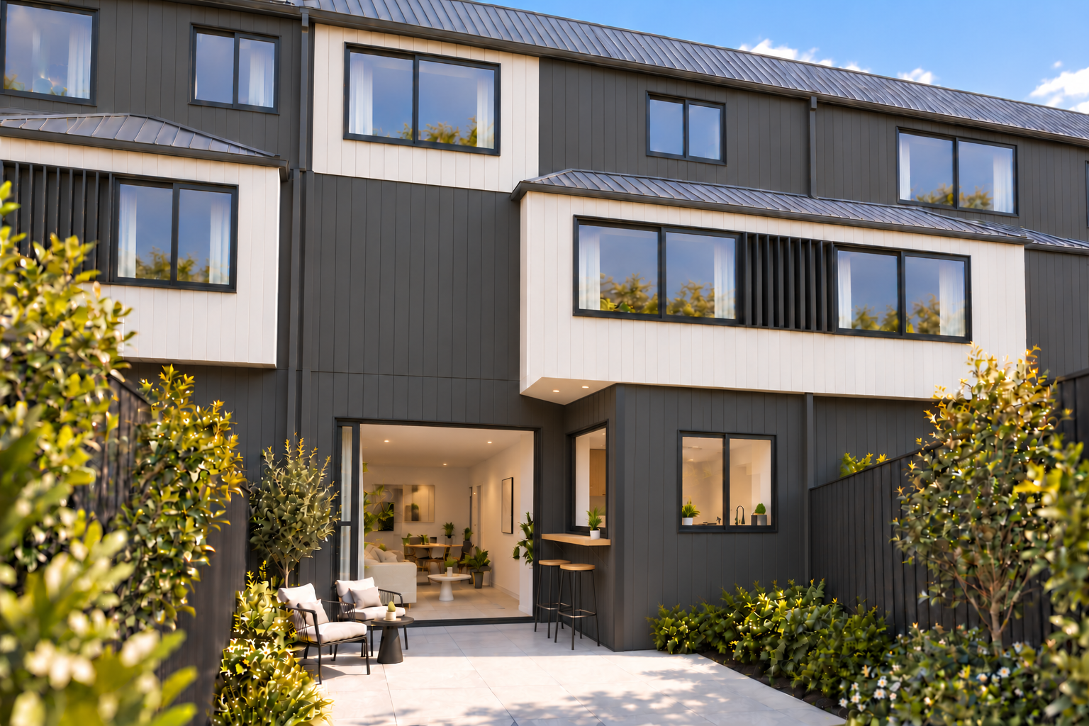Residence 5 outdoor artist concept; indicative